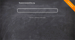 Desktop Screenshot of forpawsrescueonline.org